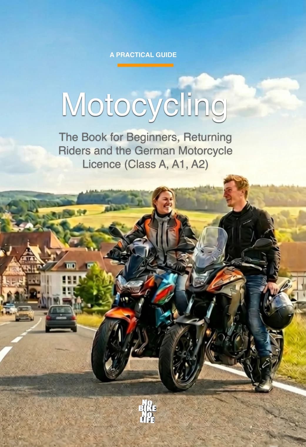 Buchcover: Motorcycling — die englische Ausgabe des NBNL-Buchs