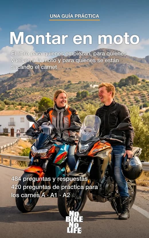 Portada de la edición para España: Montar en moto
